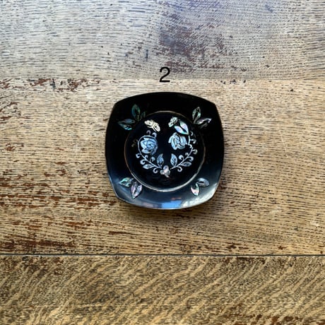 螺鈿細工の茶托 ヴィンテージ