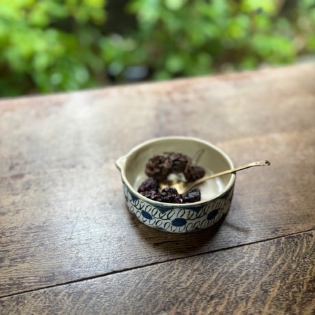 hapun pottery ぐるぐる 浅鉢