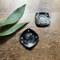 螺鈿細工の茶托 ヴィンテージ
