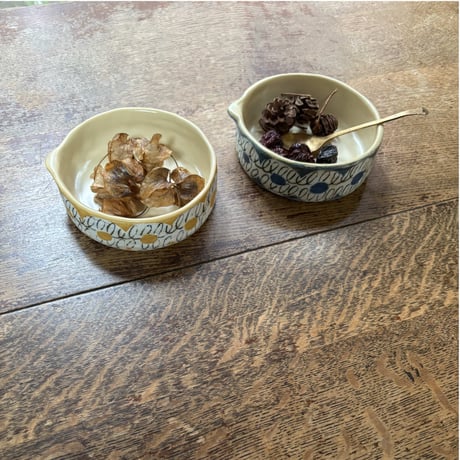 hapun pottery ぐるぐる 浅鉢