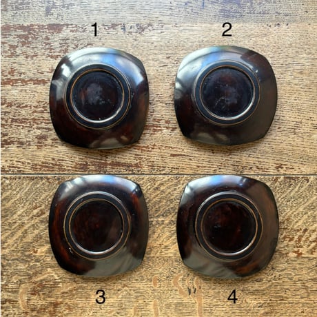 螺鈿細工の茶托 ヴィンテージ