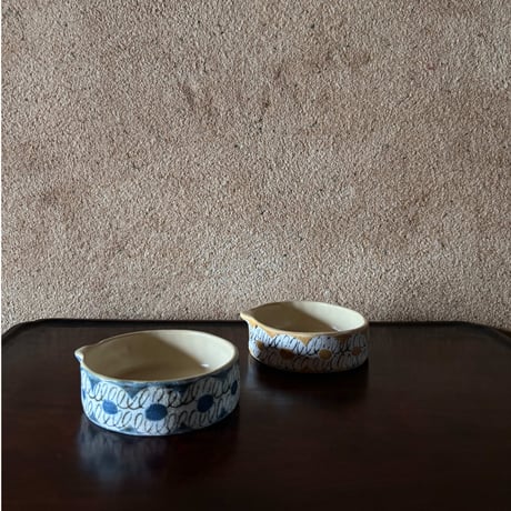 hapun pottery ぐるぐる 浅鉢