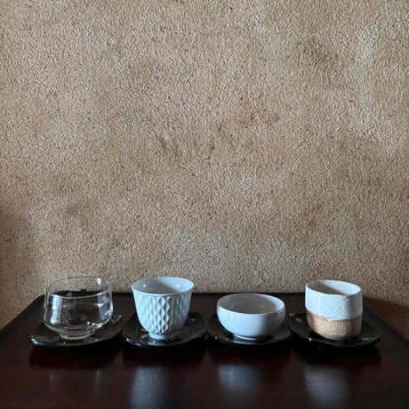 螺鈿細工の茶托 ヴィンテージ