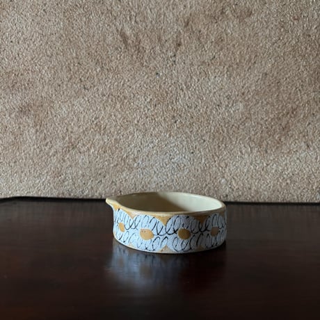 hapun pottery ぐるぐる 浅鉢