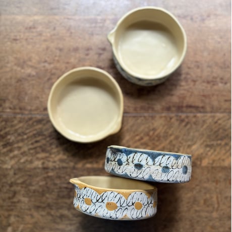 hapun pottery ぐるぐる 浅鉢