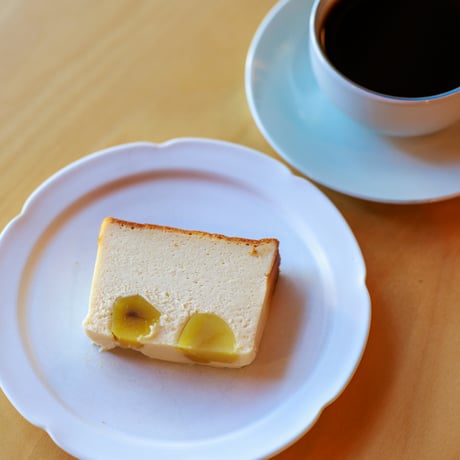 自然栽培米粉でつくった栗の遠州チーズケーキ 【11/21発送・クール便】