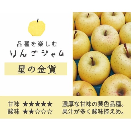 品種を楽しむりんごジャム