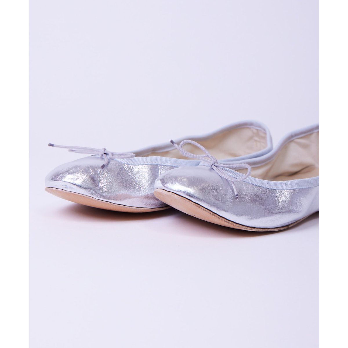 バレエシューズ porselli 39 silver Porselli ポルセリ バレエシューズ シルバー ハンドメイド 国内正規品