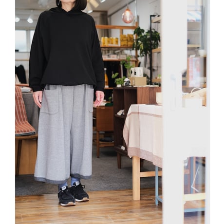 ヒムカシ（サリゲナク）　リバーシブル　コットンガウチョパンツ CATEGORY サリゲナク（ヒムカシ） | mother duck ONLINE STORE