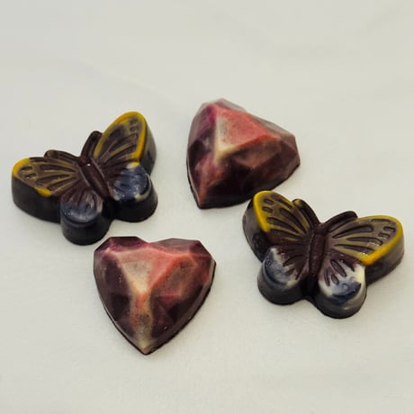 【数量限定】ボンボンショコラ 4粒セット(ピュアカカオ2・ターメリックラテ2)〈ご自宅用・賞味期限2026年11月10日〉