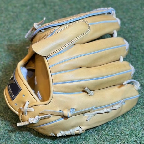 YAMAMOTO Pro Essential　硬式投手用　HP21  クリーム×紐クリーム×ステッチブラウン　Yフラットウェブ  左投げ