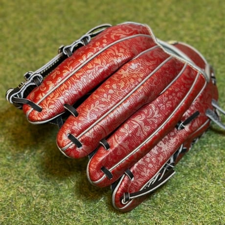 YAMAMOTO Pro Essential　2026年オールスターモデル　硬式内野用　H6  ボルドー×シルバーリーフ型押し