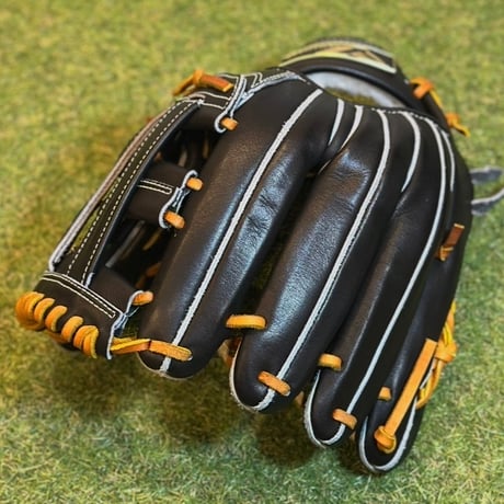 YAMAMOTO Pro Essential　硬式内野用　CG98IN  ブラック×紐タン×ステッチホワイト　ダブルクロスウェブ