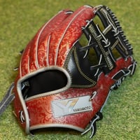 YAMAMOTO Pro Essential　2026年オールスターモデル　硬式内野用　H6  ボルドー×シルバーリーフ型押し