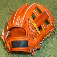 YAMAMOTO Pro Essential　硬式内野用　EA3  ブラウンオレンジ×紐タン×ステッチブラック　クロスウェブ