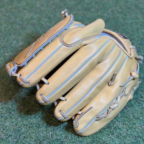 YAMAMOTO Pro Essential　硬式投手用　HP21  クリーム×紐クリーム×ステッチブラウン　Yフラットウェブ