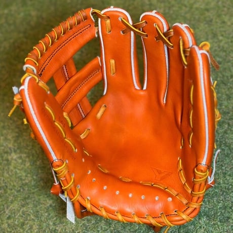 YAMAMOTO Pro Essential　硬式内野用　EA3  ブラウンオレンジ×紐タン×ステッチブラック　クロスウェブ