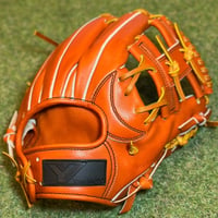 YAMAMOTO Pro Essential　硬式内野用　EA3  ブラウンオレンジ×紐タン×ステッチブラック　Hウェブ