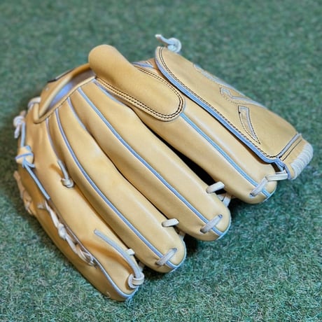 YAMAMOTO Pro Essential　硬式投手用　HP21  クリーム×紐クリーム×ステッチブラウン　Yフラットウェブ  左投げ