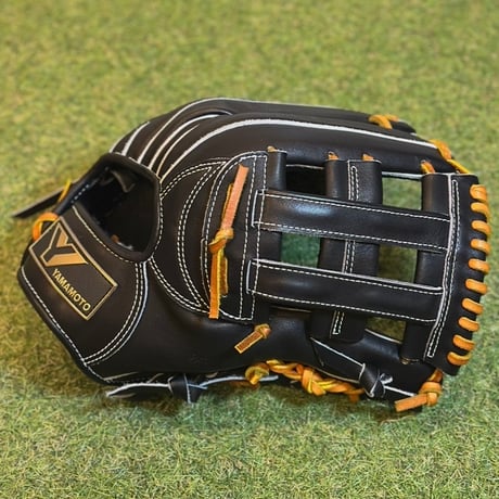YAMAMOTO Pro Essential　硬式内野用　CG98IN  ブラック×紐タン×ステッチホワイト　ダブルクロスウェブ
