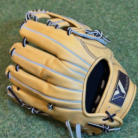 YAMAMOTO Pro Essential　硬式内野用　CG98IN  クリーム×紐ブラウン×ステッチブラウン　ダブルクロスウェブ