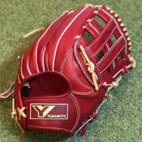 YAMAMOTO Pro Essential　硬式内野用　CG98IN  ボルドー×紐クリーム×ステッチクリーム　ダブルクロスウェブ