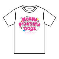 DogsTシャツ2026　ホワイト×ピンク（ピンクリボンDAY限定モデル）