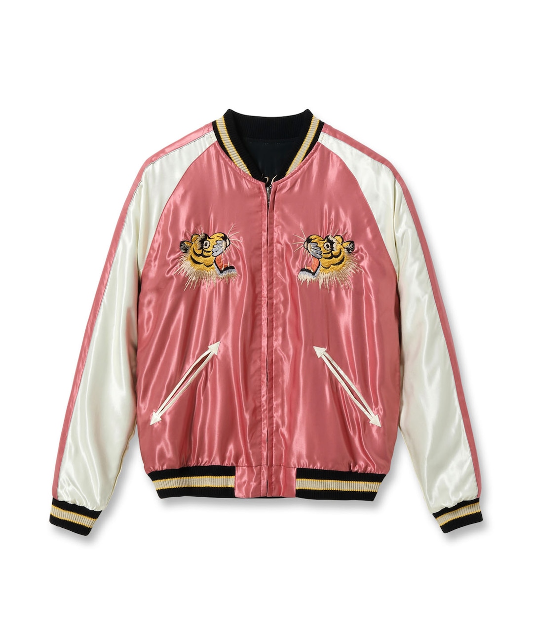 テーラー東洋スカジャン Acetate Souvenir Jacket “WHITE DRAG