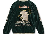 【10月】テーラー東洋スカジャン 別珍(べっちん) Velveteen Souvenir Jacket “POLAR BEAR” × “ALASKA MAP”