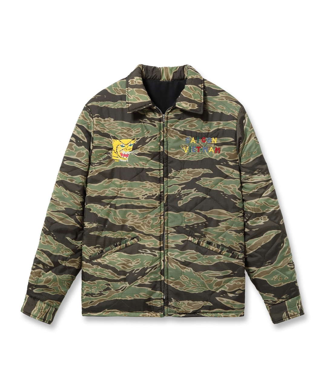テーラー東洋 ベトジャン カモフラ 迷彩 M 1970-1971 復刻 龍 虎 テーラー東洋 ベトジャンEarly 1960s Style Cotton Reversible