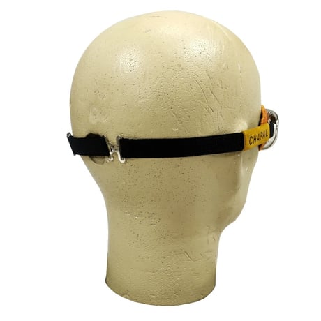 【新入荷】CHAPAL シャパル フランス製 羊革 ゴーグル(小 オレンジｘステッチ色オレンジ ヴィンテージカー クラシックカー レース ドライビング ギア（ CH002-31）