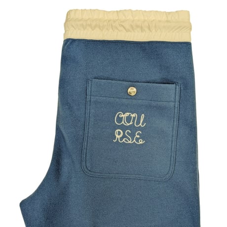 【新入荷】COURSE（コース） ジャージパンツ メンズ・レディース 日本製ブルー スエットパンツ （ CR626001-81 ）