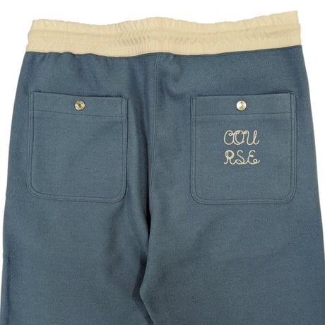 【新入荷】COURSE（コース） ジャージパンツ メンズ・レディース 日本製ブルー スエットパンツ （ CR626001-81 ）