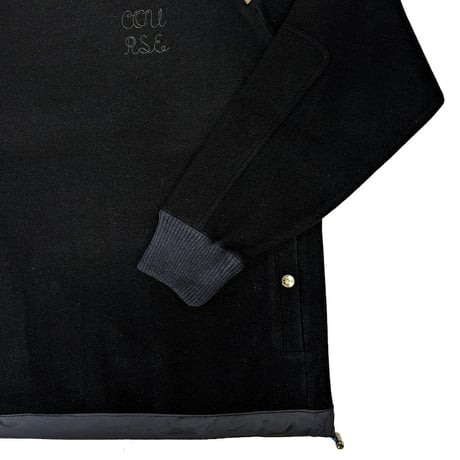 【新入荷】COURSE（コース） ハイネック ラグラントレーナー ジャージ メンズ・レディース 日本製 ネイビー 紺 ジップアップネック スエット （ CR623002-80）