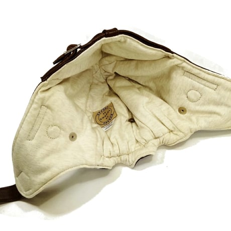 【新入荷】CHAPAL シャパル フランス製 羊革 パイロット ヘッドカバー レザーキャップ ブラウン クラシックカー ヒストリックカー レース ドライビング ギア（CH005-77 ）