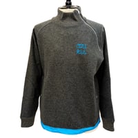 【新入荷】COURSE（コース） ハイネック ラグラントレーナー ジャージ メンズ・レディース 日本製グレー ジップアップネック スエット （ CR623002-90）
