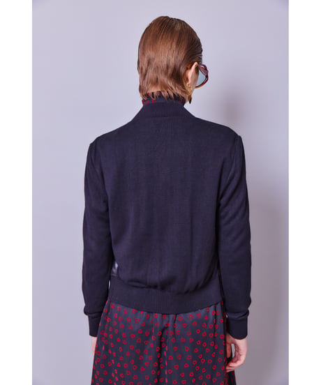 RITSUKO SHIRAHAMA　リツコシラハマ　Lamb Leather x　Knit