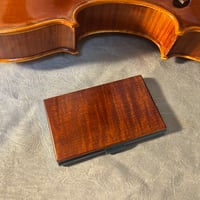 【一点もの】STRINGS　CARD　CASE（縦木目）/ブルー