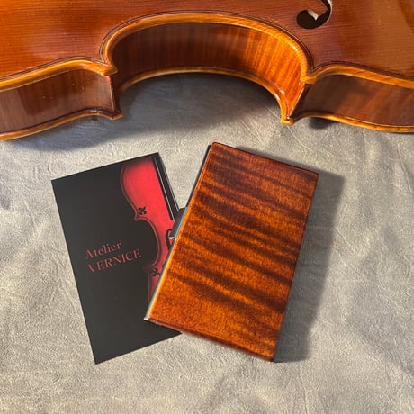 【一点もの】STRINGS　CARD　CASE（縦木目）/ブルー