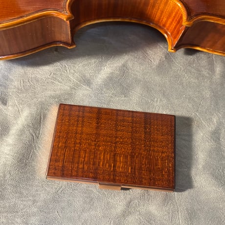【一点もの】STRINGS　CARD　CASE（縦木目）/ピンクゴールド