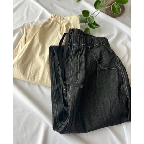 easy denim pants