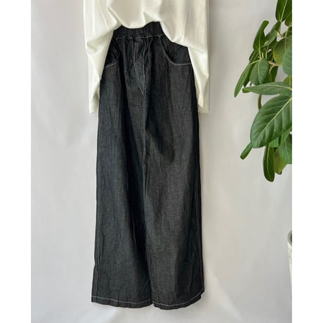 easy denim pants