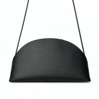 < h concept > CORGA CORD SHOULDER ARCH / Black