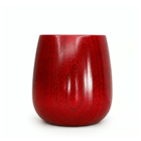 【別注】< 白鷺木工 > 江沼カップ 桜 / 赤漆-Red lacquer