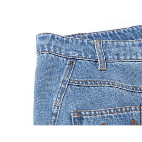 EHz・Z ★ 路飞特别 【 02 】 デニムパンツ《路飞特别系列・路飞斜斜裤》【予約商品・ 発送日未定】