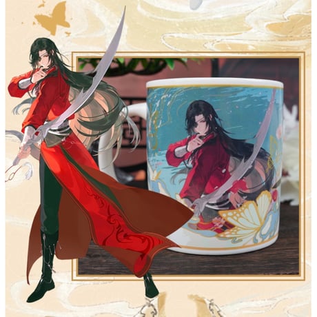 天官賜福（幸运石）★ 変色マグカップ（云水相逢）《云水相逢・变色马克杯》