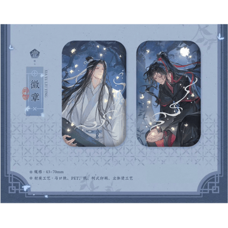 【 ☆ 】魔道祖師（觅星社）★ 夏夜流萤 【 01 】缶バッジ《夏夜流萤系列・徽章套组》【予約商品・メーカー発送目安：ご注文日より120日以内】