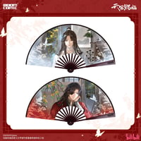 天官賜福（BOOM COMIC）★ 月影对弈 【 13 】 扇子　※紙・木《月影对弈 系列・折扇》【予約商品・メーカー発送目安：ご注文日より120日以内】