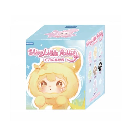 田栩宁・代言人（AYOR TOYS） ★ ぬいぐるみストラップ（打开闪亮世界）《ShyShy 兔闪闪・打开闪亮世界系列・搪胶毛绒挂件》
