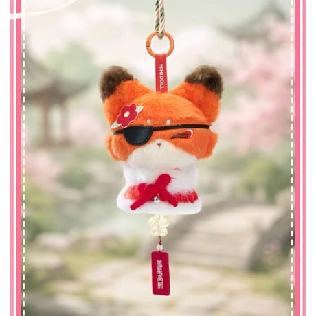 天官賜福（MiniDoll）★ 好运绒绒 【 02 】 ぬいぐるみストラップ（風鈴）　※ブラインド形式《好运绒绒系列・风铃毛绒挂件 盲盒》【予約商品・9月以降の発送予定】